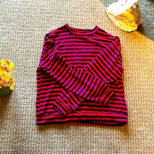 Red Navy Blue Crewneck Punk Goth Teens Kids SHEIN Size M Aesthetic Never worn